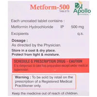 Metform 500 Tablet